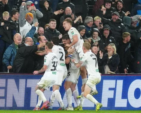 Pain for Forest's Manager as Swansea Surprise Nottingham Forest with Dramatic Turnaround